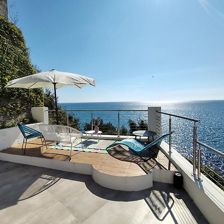 Conca Verde C21- Beach Front Little Villas Pool, Private Jacuzzi Sea View Andora Exterior foto